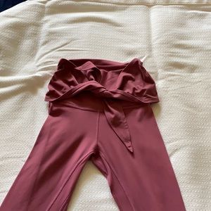 Lulu Lemon Leggings with Waist Tie